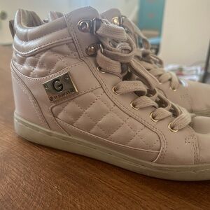 Guess Brand tan sneakers size 8